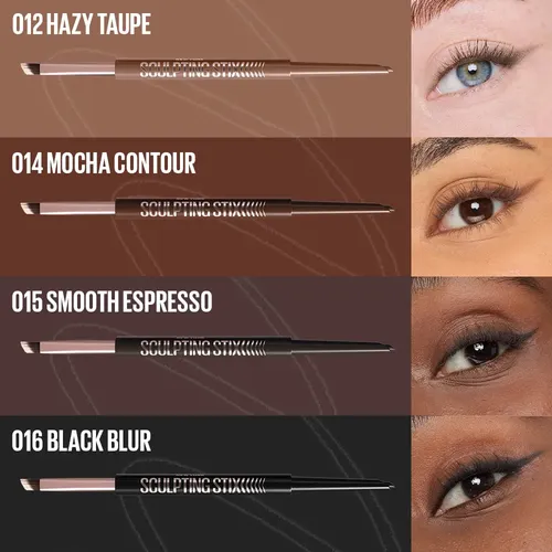 Delineador De Ojos Maybelline Sculpting Stix 2 En 1 Black 16