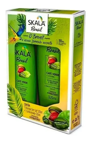 Skala Cafe Verde Shampoo Acondicionador Vegano Full