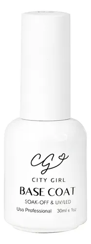 Esmalte Base Coat City Girl 30ml Semipermanente Profesional