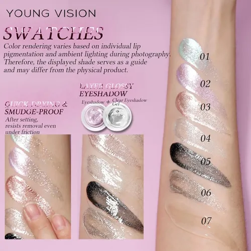 Gel Top Coat Transparente De Ojos Young Vision 07