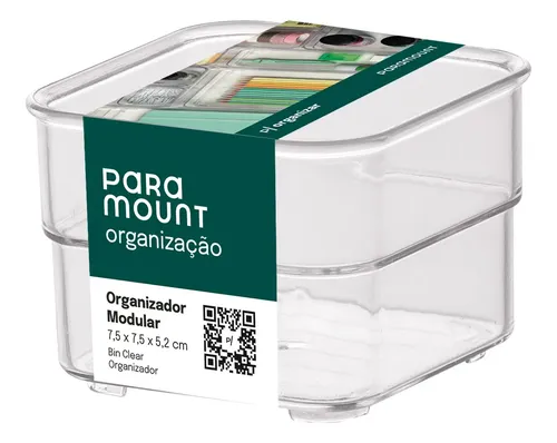 Setx4 Organizador Modular Acrílico Maquillaje 7,5×7,5×5,2