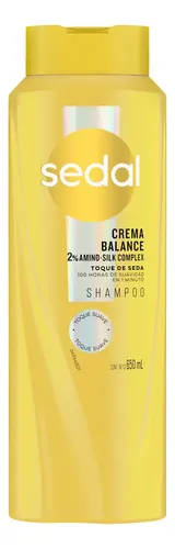 Shampoo SEDAL Crema Balance Toque de Seda 650 ml