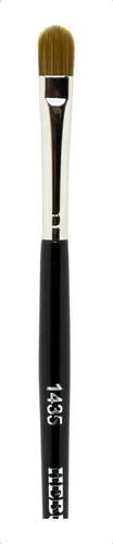 Pincel Brocha de Ojos Heburn Sombra Oval N°8 Sintético Negro