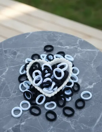 Colitas De Pelo Mini Elásticas Lycra 2cm Pack X100 Mayorista