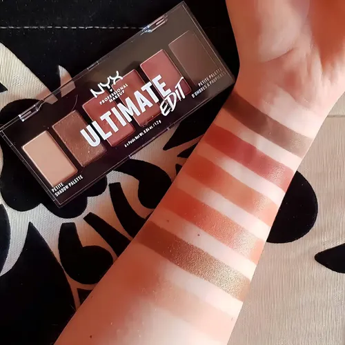 Nyx – Ultimate Edit – Warm Neutrals – Paleta 6 Sombras Color De La Sombra Marrón Oscuro