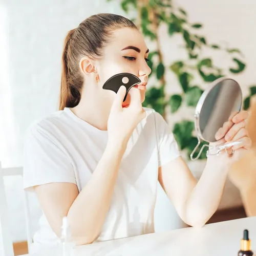 Piedra Gua Sha Natural Para Masaje Y Rejuvenecimiento