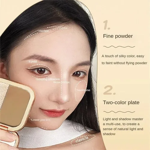 Iluminador Facial En Polvo Dúo Maquillaje
