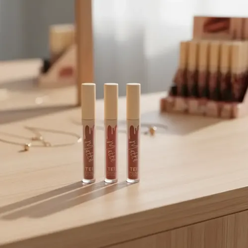 Labial Matte Watter Proof 24 Hs Tei Tonos Nude Lefemme Tono 7-brown Nude