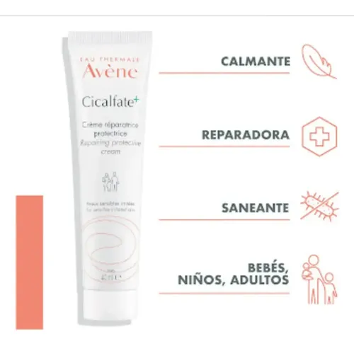 Crema Cicalfate Plusreparadora Piel Sensible 100 Ml Avène Momento de aplicación Día/Noche Tipo de piel Acneica