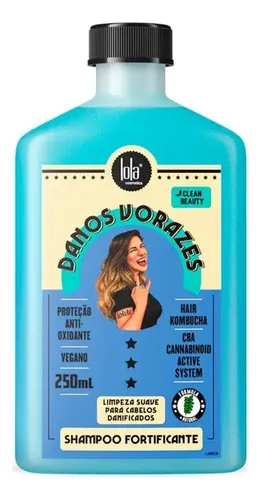 Shampoo + Máscara Reparadora Danos Vorazes Lola Cosmetics