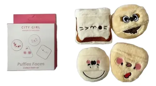 Esponja De Maquillaje City Girl Puffies Faces Sorpresa