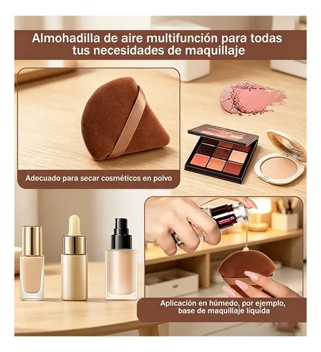 A Esponjas De Maquillaje Polvo Beauty Blender Lila 15pcs .