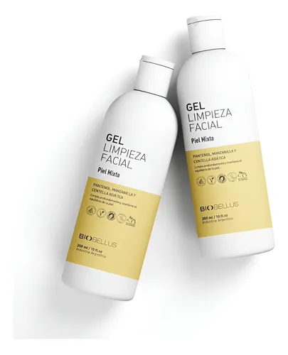 Gel Facial Limpiador Piel Mixta 300ml Biobellus