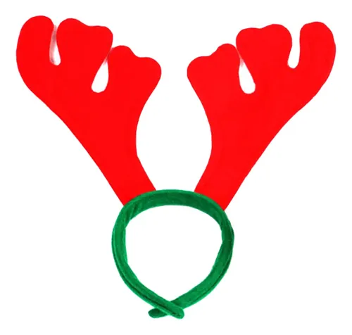 12 Diademas Navideñas Decorativas Para El Pelo Con Cuernos D