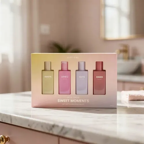 Set De 4 Mini Perfumes 30ml Fragancia Femenina City Girl