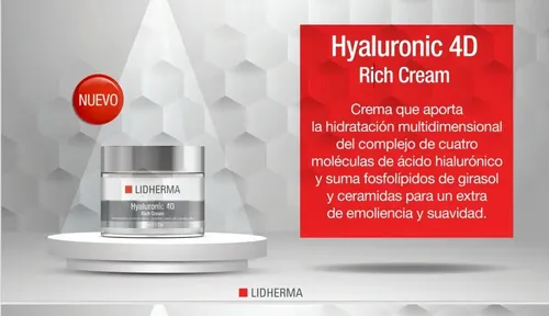 Hyaluronic 4d Rich Cream Hialuronico Bioceramidas Lidherma