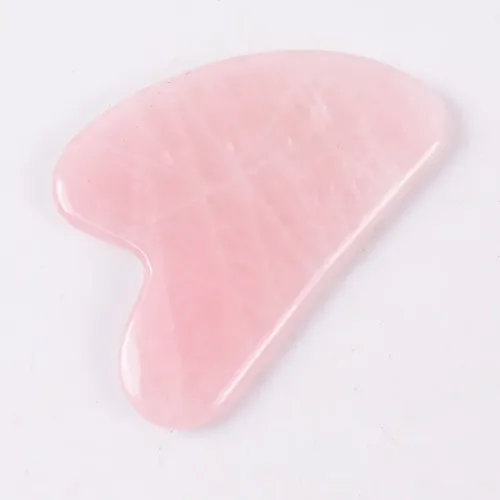 Care Tool Sha Massage Face Quartz Natural Roller Rose Gua