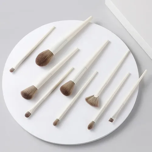 Set De 10 Brochas De Maquillaje