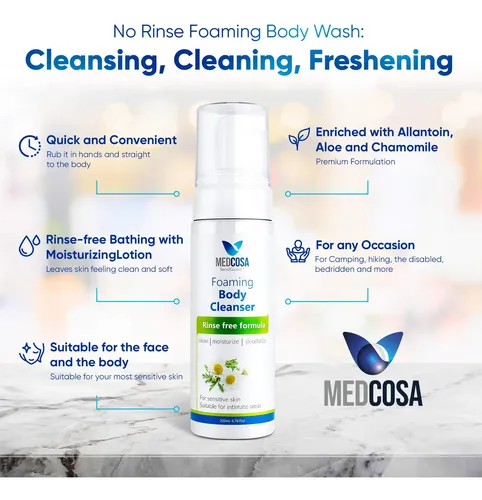 Body Wash Medcosa Espuma Limpiadora Para Todo El Cuerpo Sin
