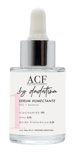 Tratamiento C/ Ácido Hialuronico Vitamina B3 Serum Vol 1 Acf