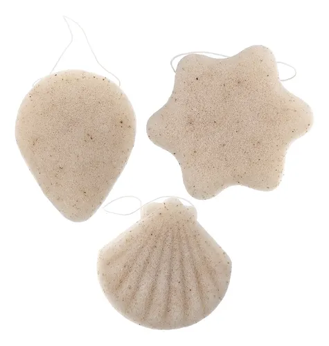 Esponjas Faciales De Konjac Natural Para Limpieza De Piel