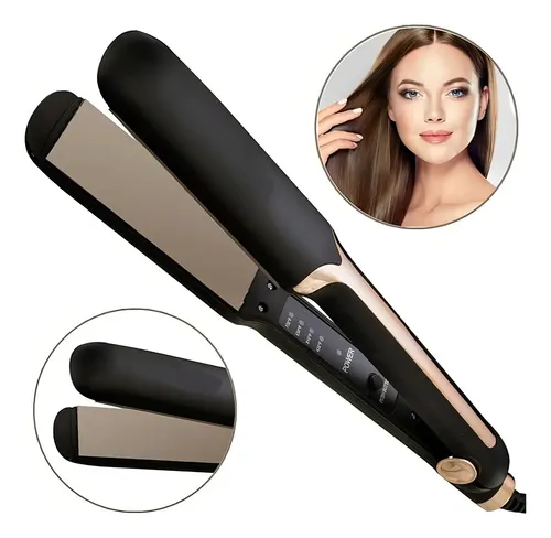 Planchita Pelo Profesional Plancha Alisador Ceramico Nv868 Color Negro