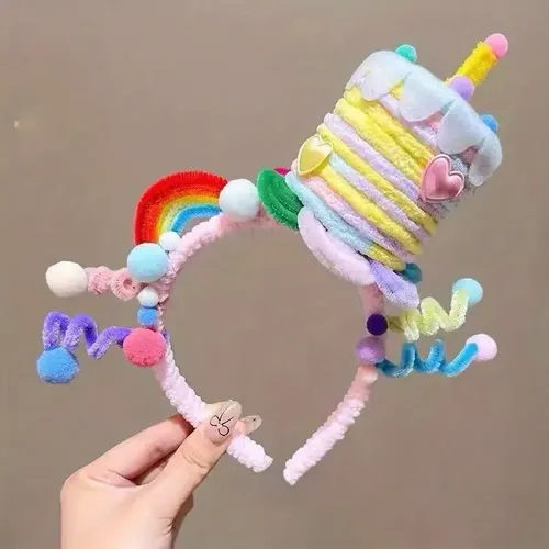 Pinza Para El Pelo De Pastel De Palo Retorcido, Diadema 1