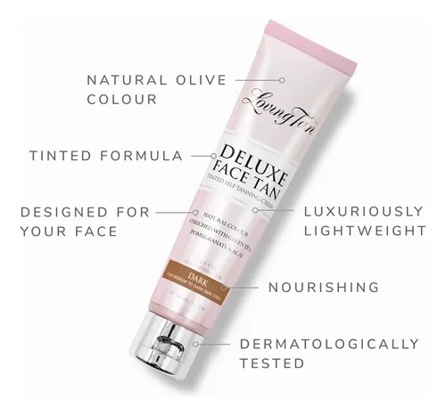 Loving Tan Deluxe Bronceado Facial, Oscuro – Sin Manchas,…