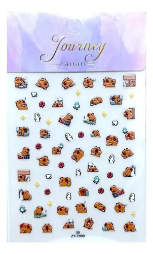 Stickers Para Uñas Personajes Anime Decoración Nails X1