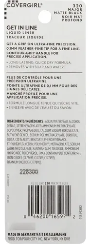 Delineador Líquido Get In Line De Covergirl (paquete 2)
