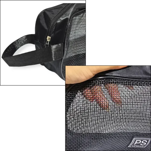 Neceser Organizador De Viaje Maquillaje Red Negro Ps Urban