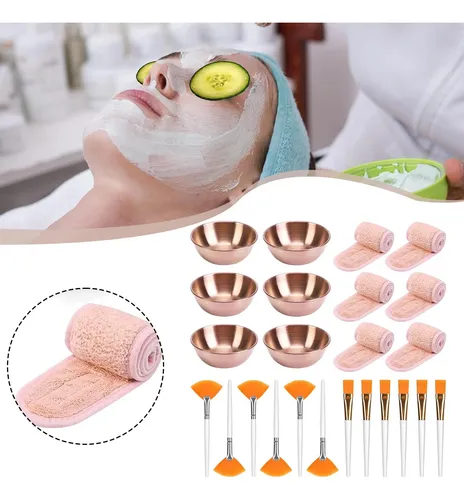 Juego De Cuencos Para Mezclar Mascarillas, Cepillos Faciales
