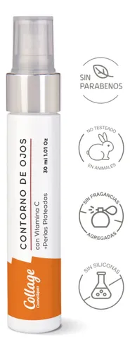 Contorno De Ojos Vitamina C Perlas Plateadas Collage X 30 Ml