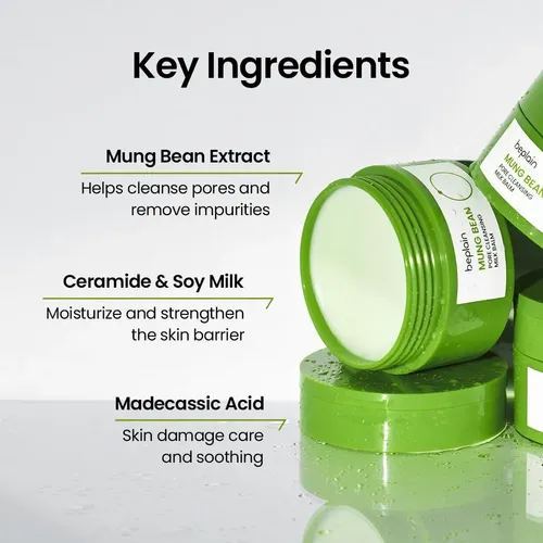 Bálsamo De Leche Limpiadora Beplain Mung Bean Pore 100 Ml Fr