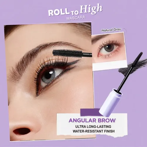 Mascara De Pestañas Roll To High Tei Negro