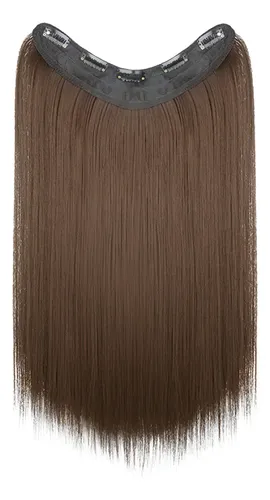 Extensiones De Pelo Con Peluca Completa Para Mujer, 50cm