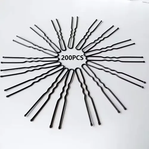 200 Pzs Horquilla Pasador Clip Forma De U Accesorios Cabello