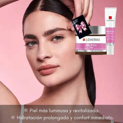 Crema Contorno Ojos Vita B12 Lidherma Combo Hidratante