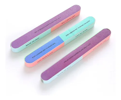 A Lima De Uñas De Seis Caras, 6.9 Pulgadas, Acabado Liso A
