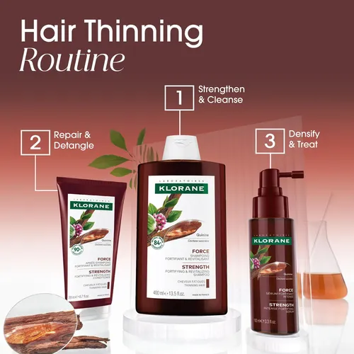 Sérum Fortalecedor Klorane Para Adelgazar El Cabello, 3.3 Fl