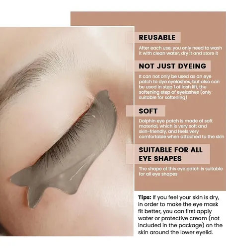 Kit Libeauty Coloración De Pestañas Con Parche De Delfín