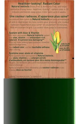 Tinte Natural Clairol Natural Instincts 6c Brass Free Light