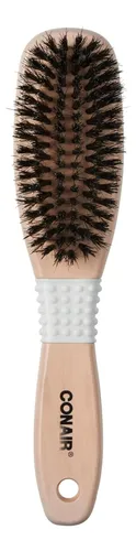 Cepillo De Pelo Conair Boar Bristle Para Mujer, Desenredante Rojo