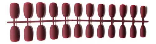 = 120 Puntas De Uñas Postizas Con Esmalte Opaco _
