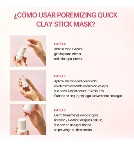 Mascarilla Barra Poremizing Centella 27g Todo Tipo De Piel