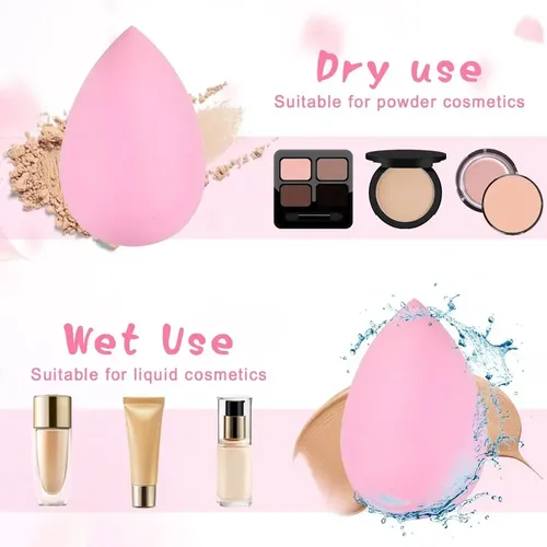 Mini Esponja De Maquillaje, 10 Unidades, Batidora Para Base