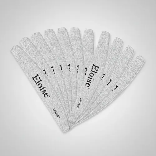 10 Limas Eloise 180/240 Para Uñas Manicuria Ultra Fina