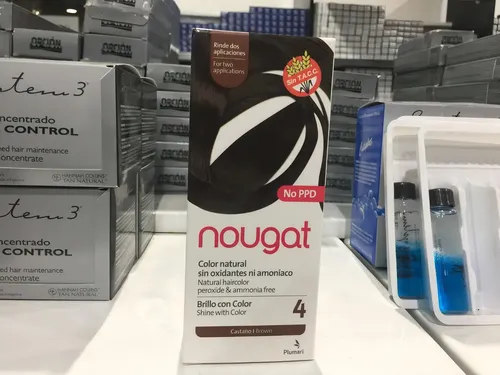 Tintura Plumari Nougat Brillo Sin Amoníaco Semi Permanente 4 Castaño Vegana