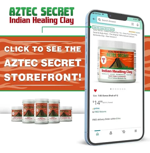 Set Premium De Arcilla Aztec Secret 1lb (incluye Vinagre