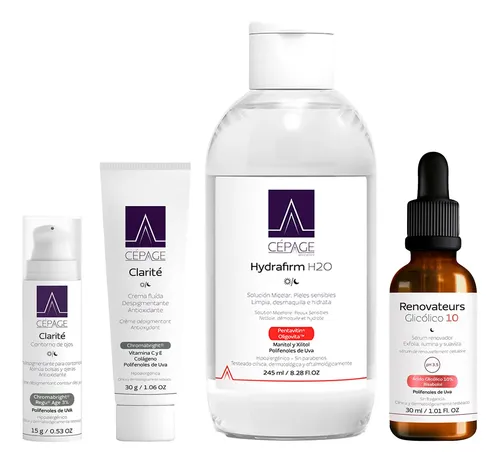 Rutina Cepage Facial Piel Con Manchas Noche Luminosidad